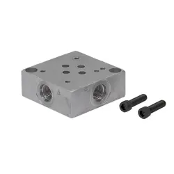 1 STATION SERIES OR PARALLEL CIRCUIT D03 MANIFOLD SUBPLATE SFP10101 9-4070-1