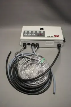 UNUSED ACCUWEB MICRO 1000 WEB GUIDE CONTROLLER WITH CABLES CTL 1000-02