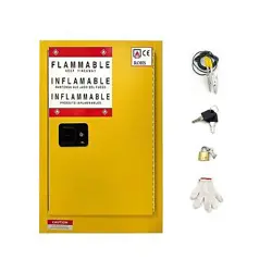 FIRE RESISTANT STORAGE CABINET, DOUBLE WALL STEEL CONSTRUCTION, GALVANIZED ST...