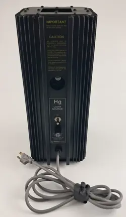 PASCO SCIENTIFIC HG MERCURY LIGHT SOURCE OS-9286 TESTED WORKING