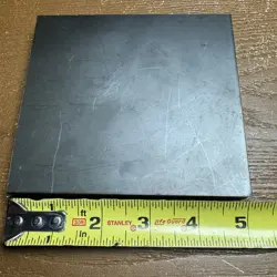 DUPONT VESPEL SP-21 POLYIMIDE 5/8 IN THK PLATE CUTOFF READ DESCRIPTION.        6