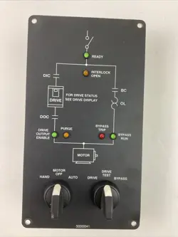 ROCKWELL AUTOMATION ACI99M00037 REV 2007 DRIVE BYPASS CONTROL PANEL
