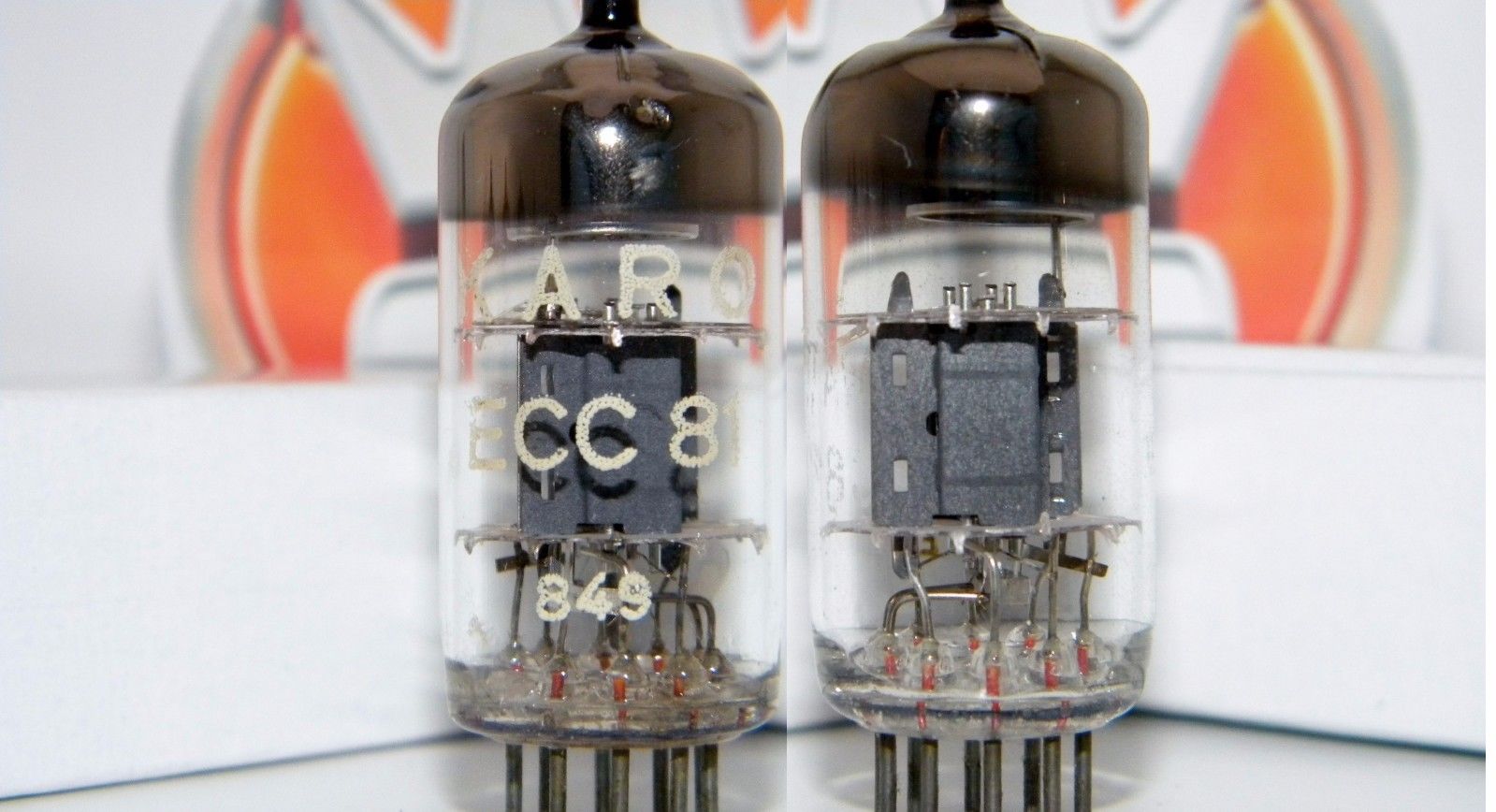 STRONG PAIR SIEMENS MUNICH 12AT7 ECC81 AUDIO &amp; GUITAR TUBES A204/A205