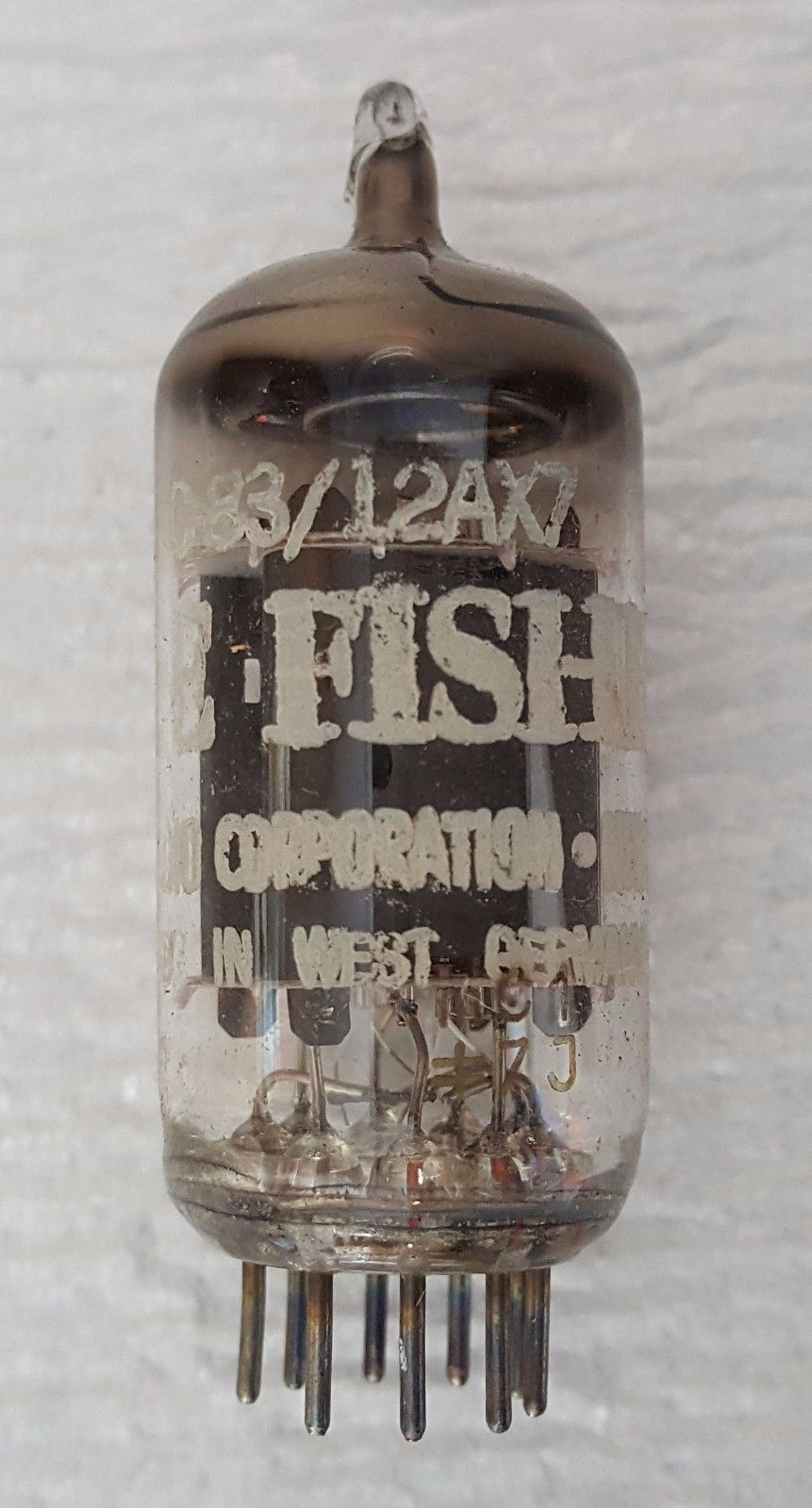 Vintage mC1 Fisher Siemens 12AX7 ECC83 with long Plates : mC1 ≠7J ( 1957?)