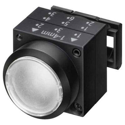 Siemens 3SB3001-0DA61 Pushbutton Flush Cap, Maintained, Single Operator,