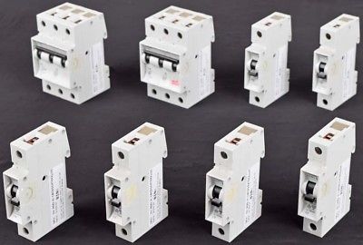 Mixed Lot 8x Siemens 5SX2-1/3 5SX Series Miniature Electric Circuit Breaker