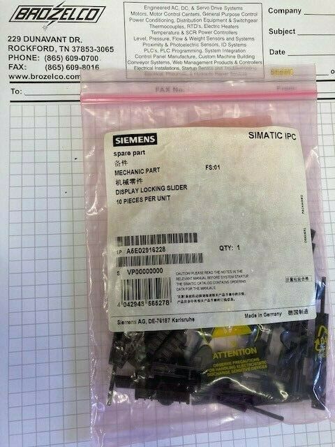 SIEMENS  A5E02916228  SIMATIC PG  spare part Display lock slide / Read Details 
