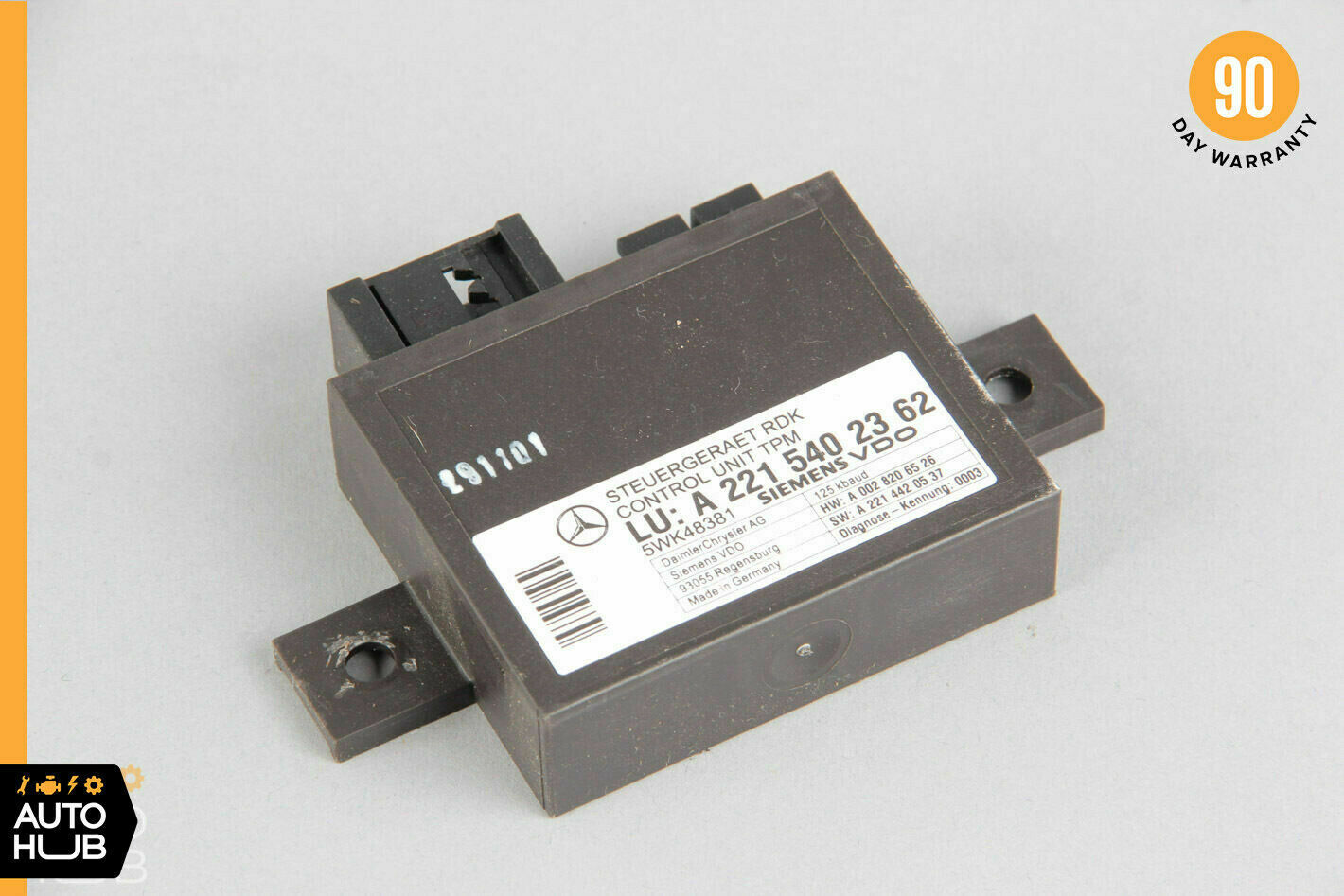 07-14 Mercedes W221 S550 CL600 S63 Tire Pressure Monitor Module 2215402362 OEM