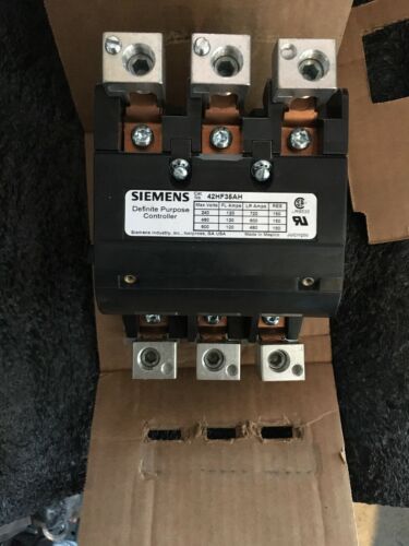 SIEMENS CONTACTOR 42HF35AH 120 AMP 3 POLE 480 VOLTS COIL NEW