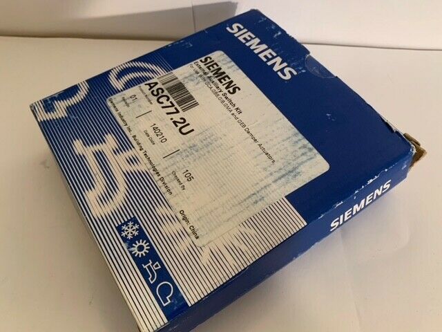 Siemens ASC77.2U OpenAir Damper Actuator EAS External Auxiliary Switch Kit - New