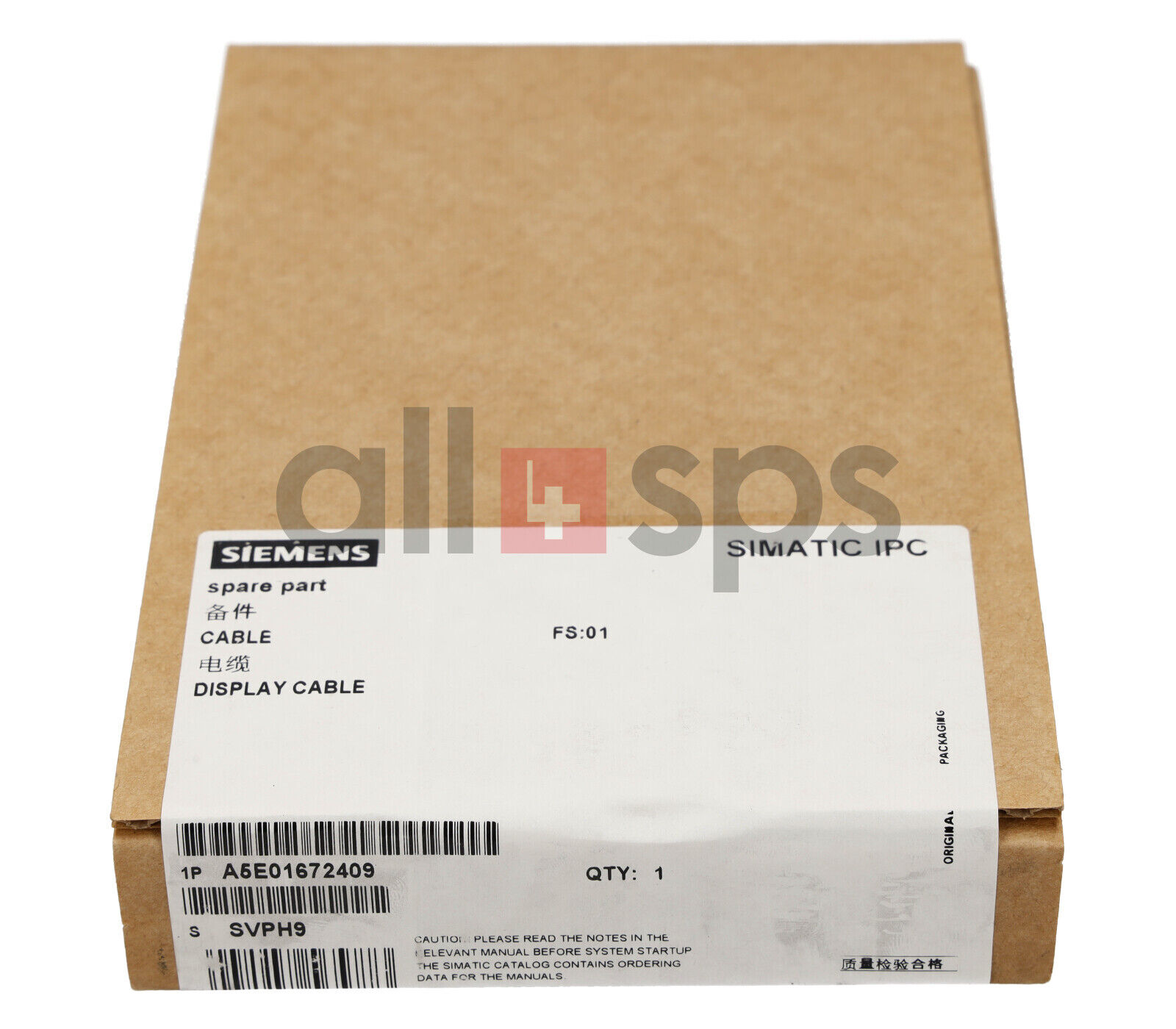 SIMATIC PG M3/M4, DISPLAY CABLE, A5E01672409 (NS)