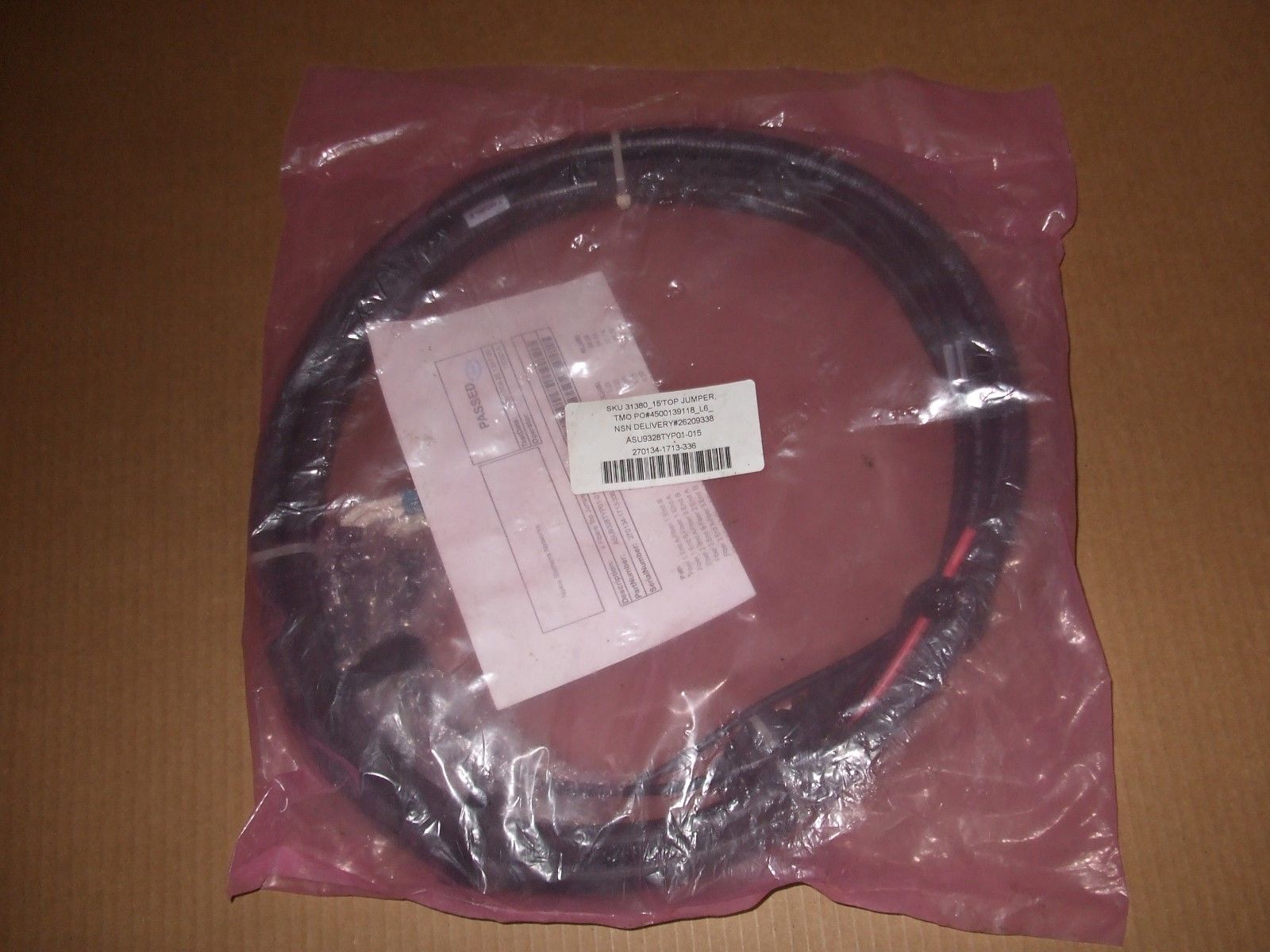 Nokia Siemens Networks ASU9328TYP01-015 4 Fiber Top Jumper Cable 15ft