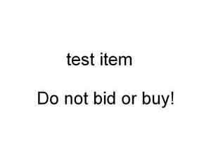 Test listing - DO NOT BID OR BUY122899089922