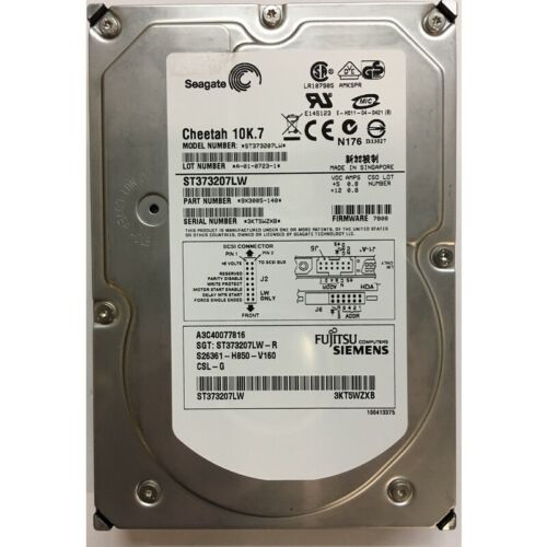 Fujitsu/Siemens 73GB, 10K RPM, SCSI, U320 68Pin - A3C40077816