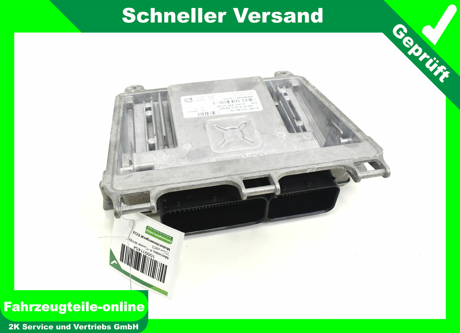 Mercedes A Klasse W169 Engine Control Unit ECU A2661538479 Siemens VDO A150