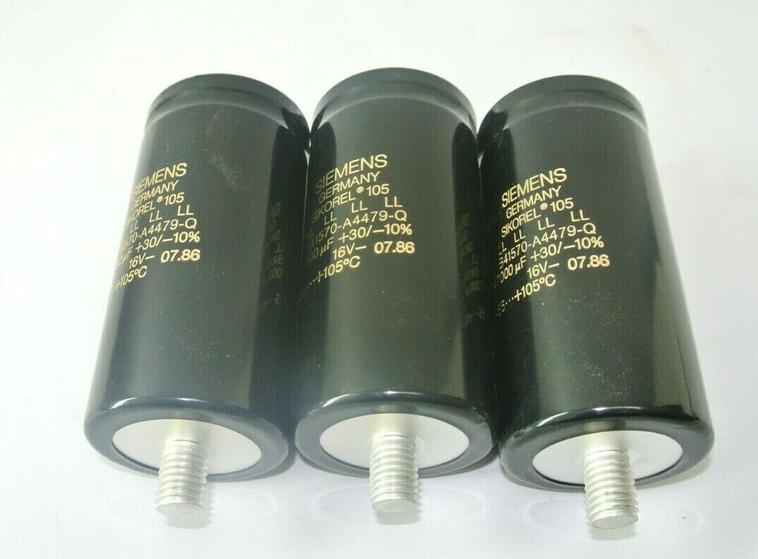 Vintage Siemens Sikorel 105 B41570-A4479-Q 47000uF +30/-10% 16V