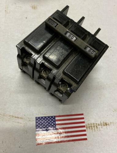 ITE Model BQ3-B060 Type BQ Circuit Breaker 3 Pole 60 Amp BOLT IN ED4U #8205