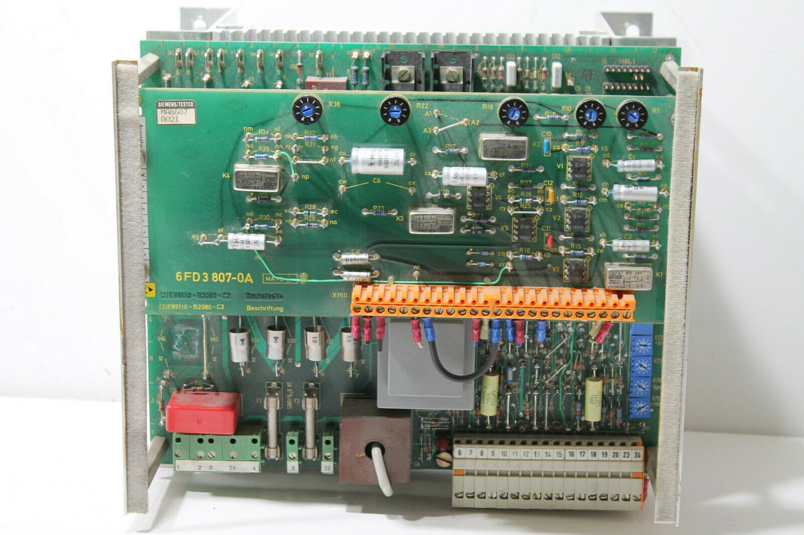 Siemens 6RA2116-6BD20-0 Simoreg drive 24A