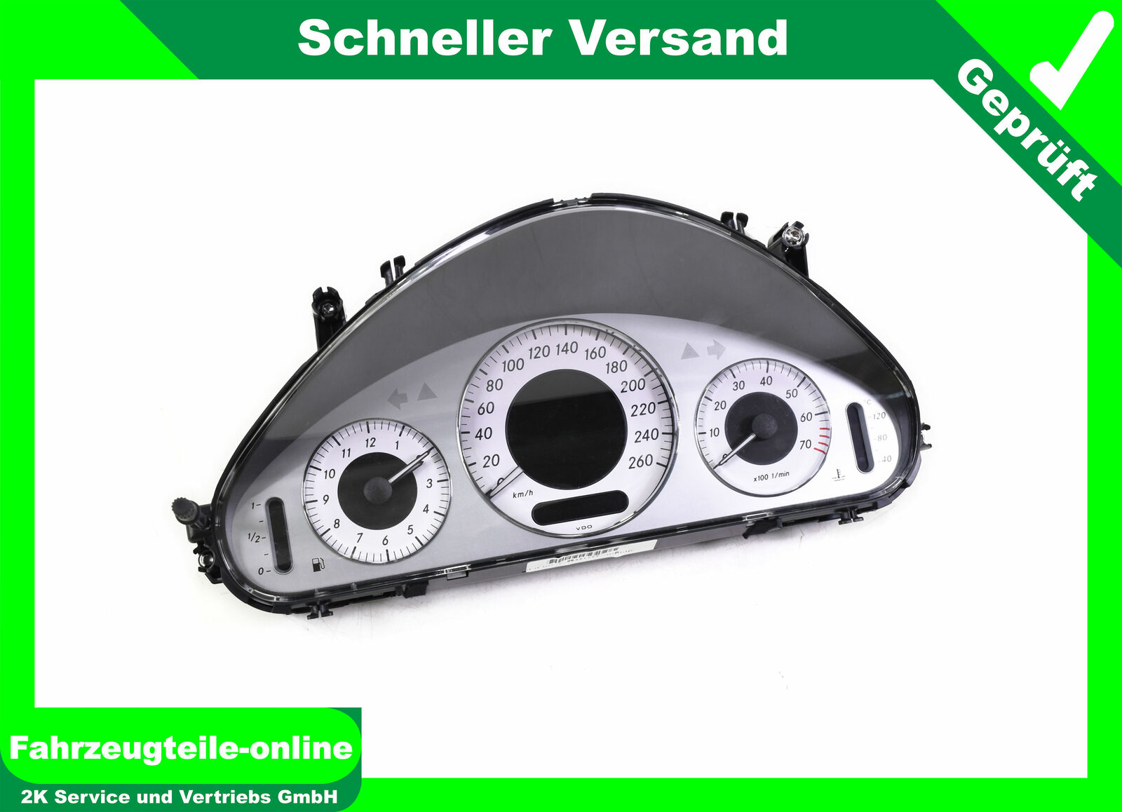 Mercedes E Klasse 211 Instrument Compteur de Vitesse A2115405448 Siemens VDO