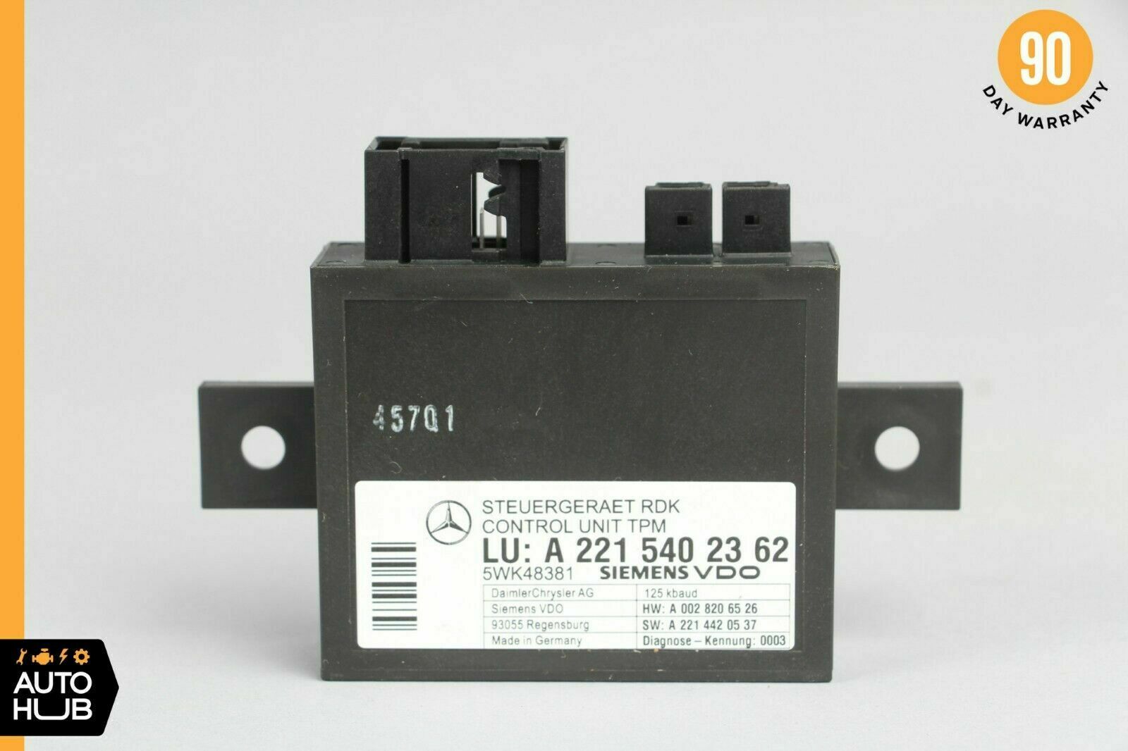 07-14 Mercedes W221 S63 CL550 S450 Tire Pressure Monitor Module 2215402362 OEM