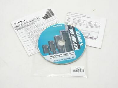 Siemens A5E01045378A MM420/430/440 Multi-Language Pack New