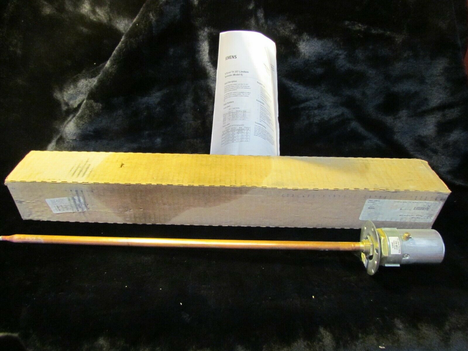 New Siemens (Powers) 356-0012 - Limitem Rigid Bulb Thermostat