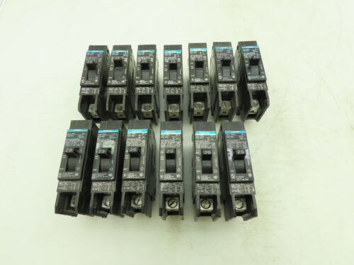 Siemens BQD120 Circuit Breaker 20A Single Pole 125/277V AC Lot of 13