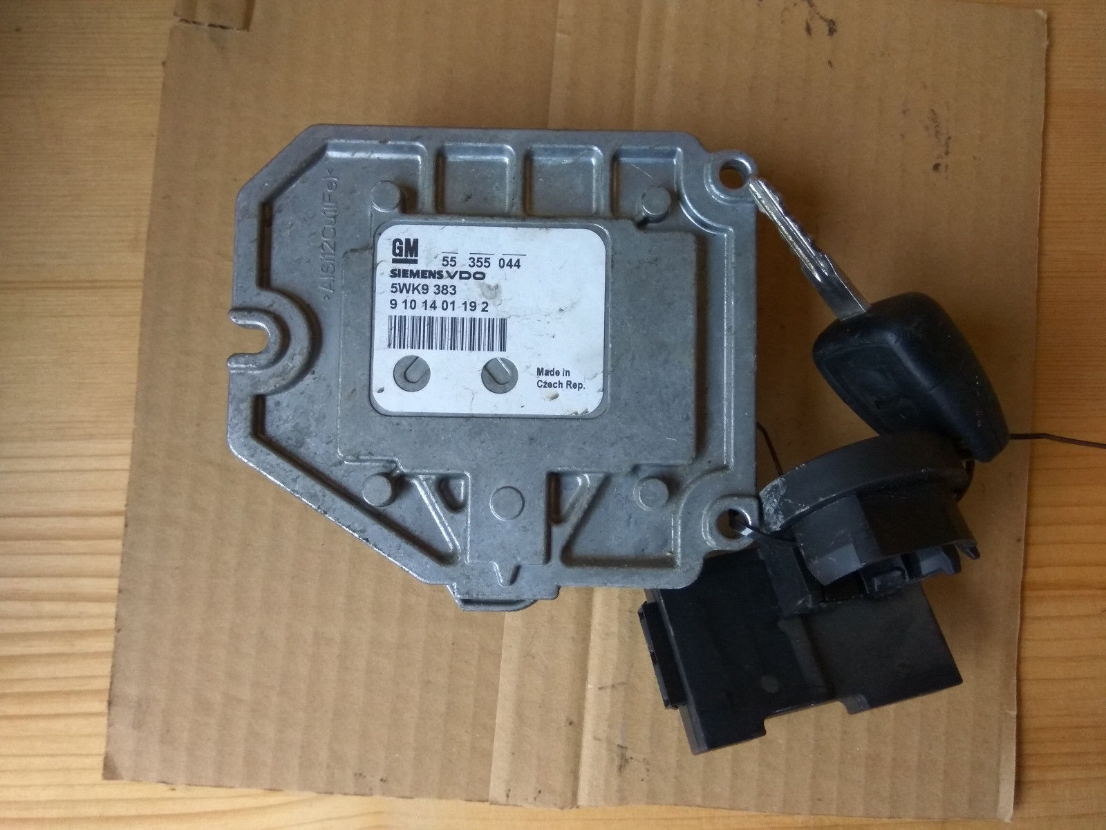 Opel Vauxhall Zafira 1.8 Z18XE ECU KIT 55355044 55 355 044 5WK9383 5131