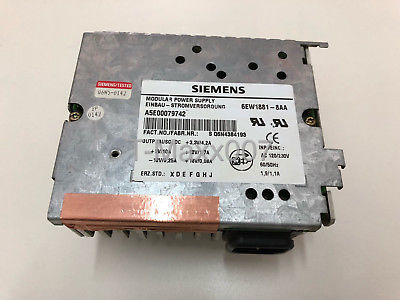 Siemens Modular Power Supply A5E00079742 Fully Tested!