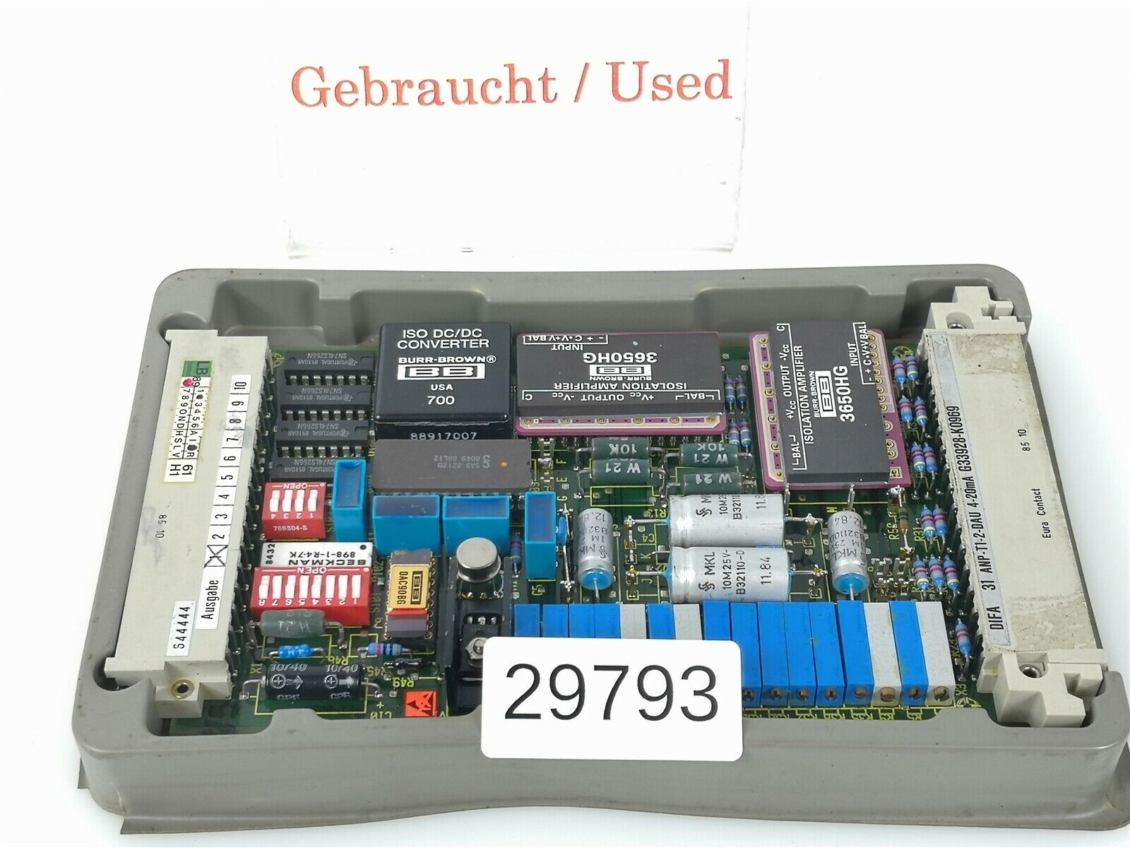 Siemens DIFA 31 ANP-T1-2-DAU G33928-K0969 Board Platinum
