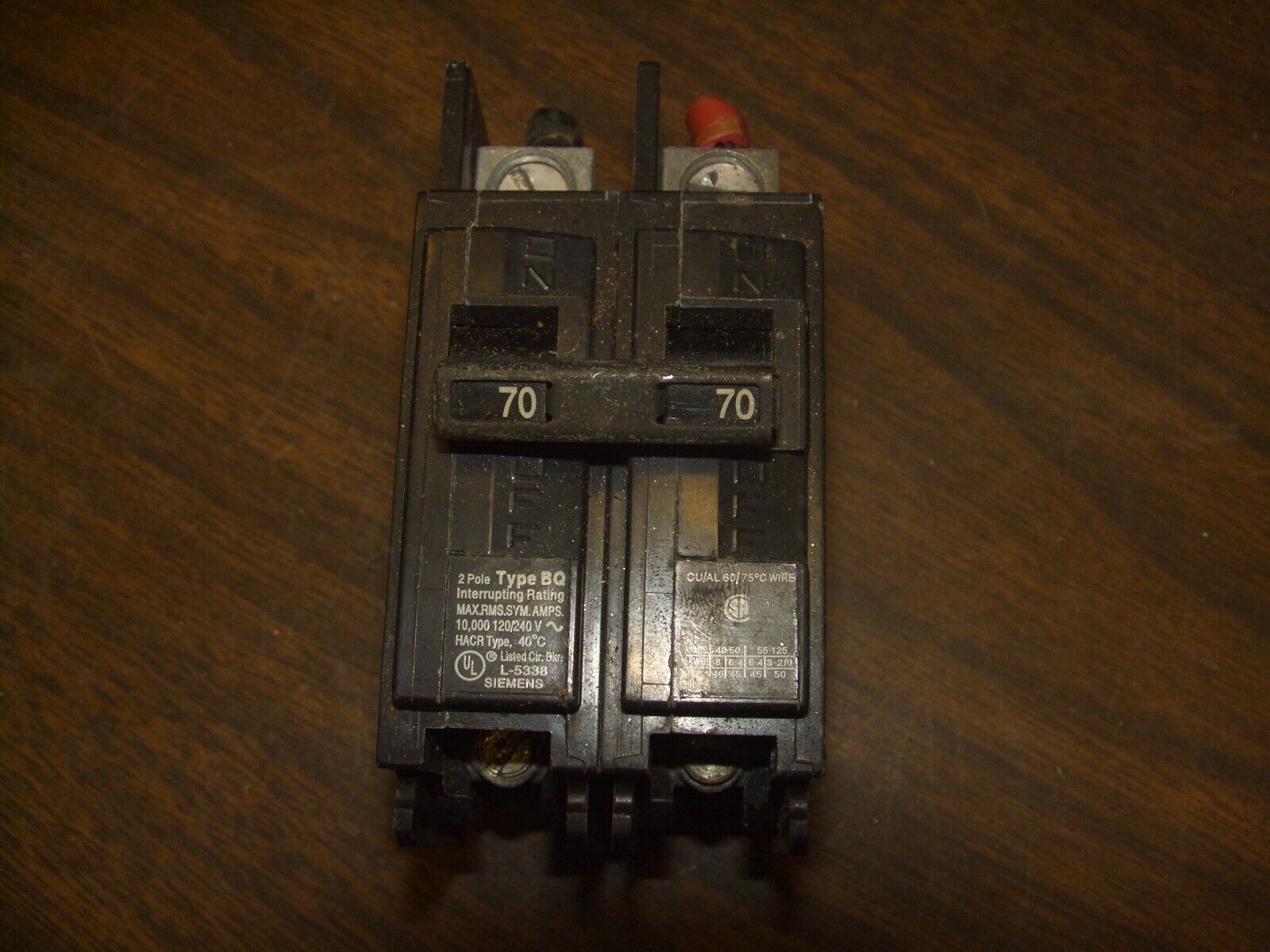 SIEMENS BQ2B070L 70AMP BREAKER GENERAC, OTHERS. FREE SHIPPING!