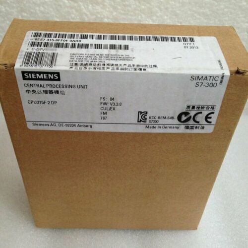 NEW SIEMENS sealed box 315F-2DP 6ES7315-6FF04-0AB0 free shipping