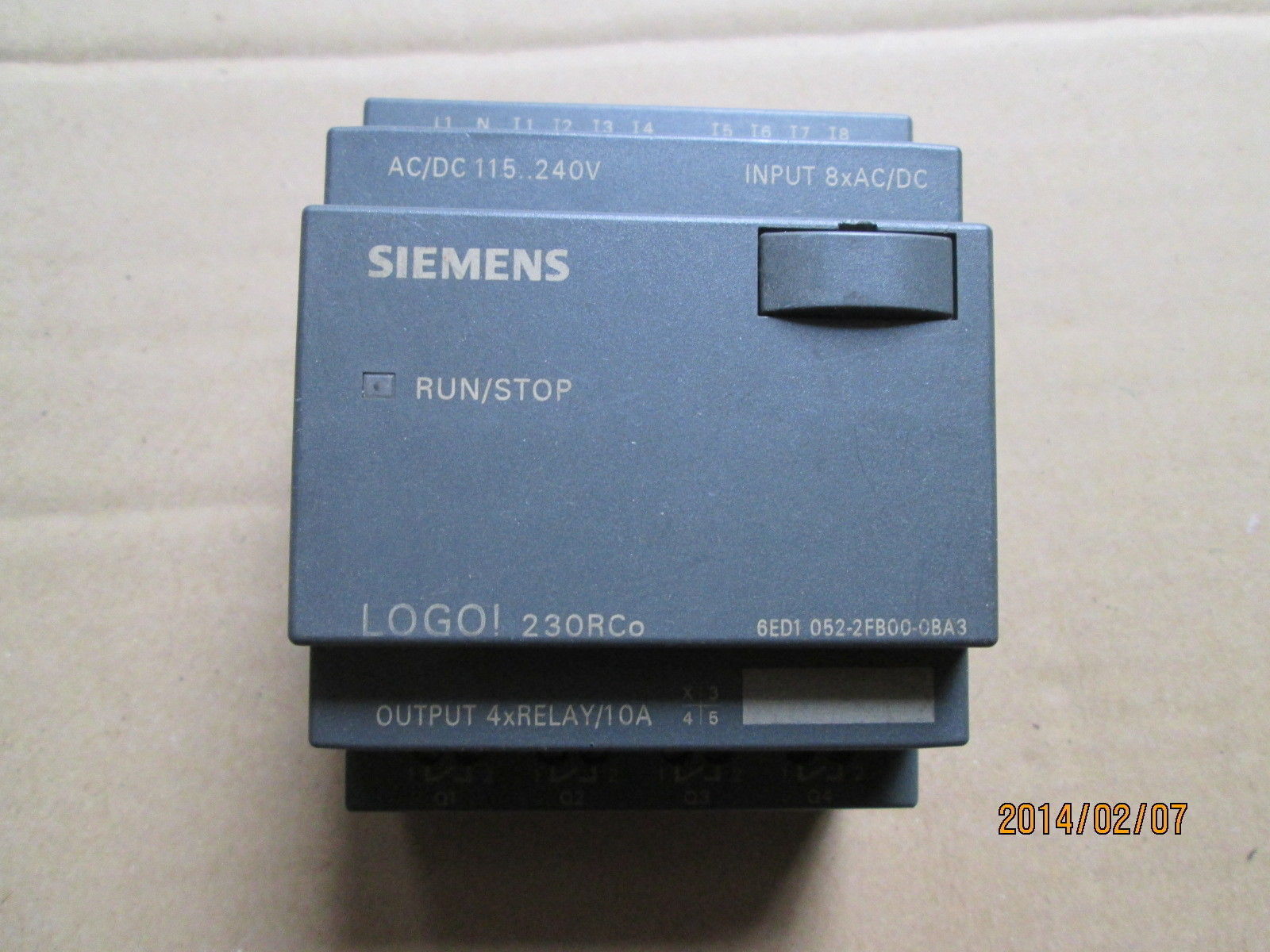 1pcs Used Siemens PLC 6ED1 052-2FB00-0BA3 