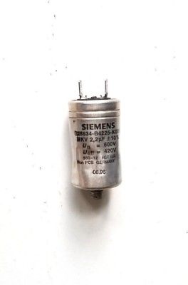 SIEMENS CAPACITOR B25834-B4225-K001 MKV 2,2UF -10%=600V 