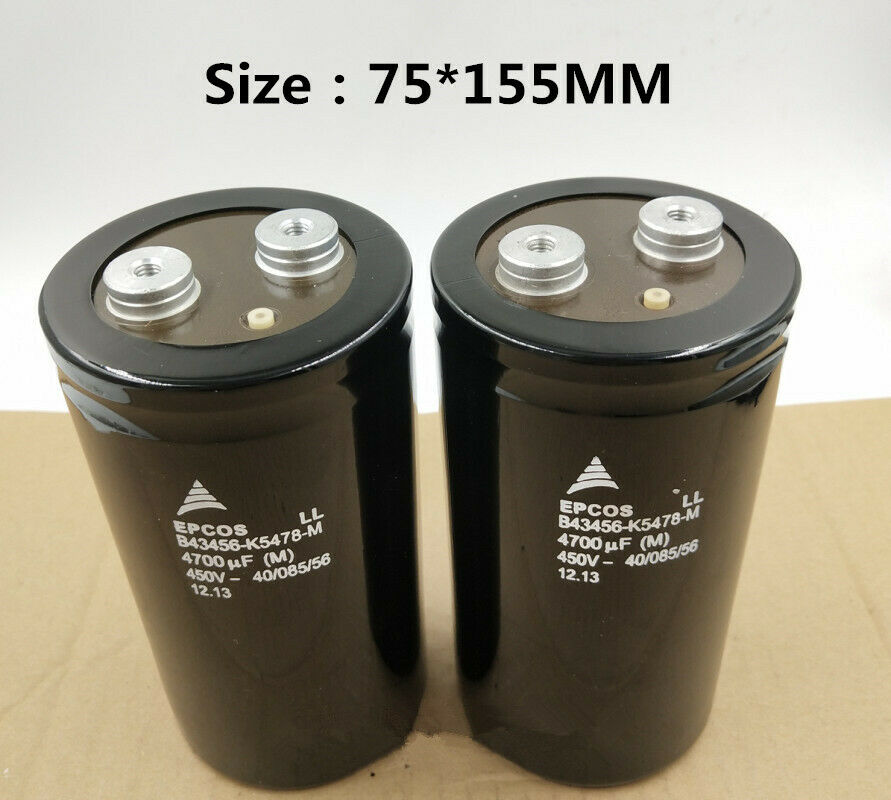 Siemens B43456-K5478-M inverter electrolytic capacitor 450V4700UF M6 screw head