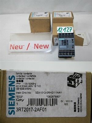 Siemens 3RT2017-2AF01 Protective Contactor 110V 5,5kw