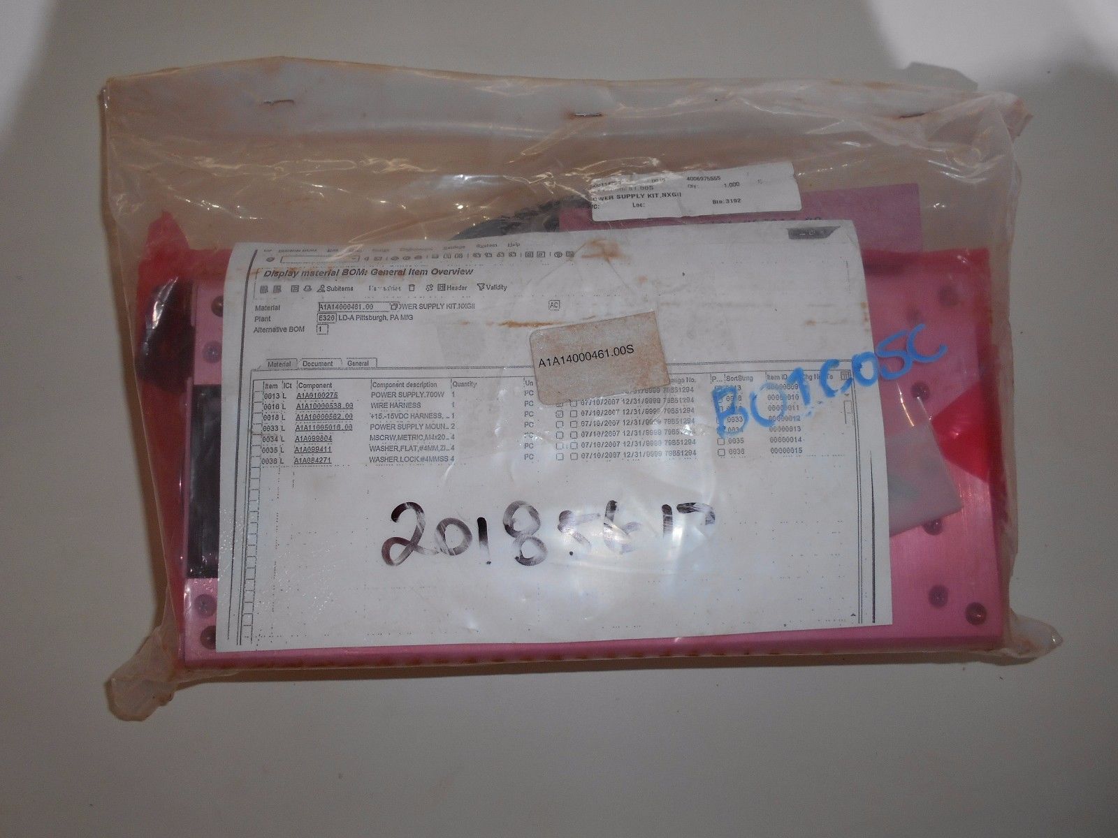  SIEMENS A1A14000461.00S NXGII POWER SUPPLY KIT XP POWER F7E1A6G2 