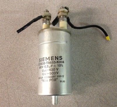 Siemens B25838-T6685-K004 900V Radiology / Flouroscopy Capacitor