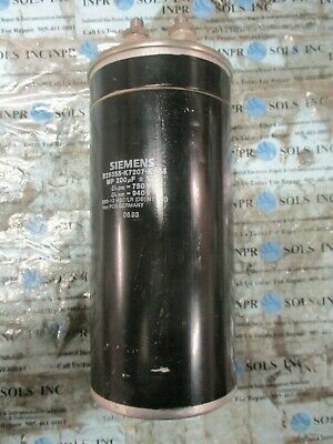 Siemens B25355-K7207-K004 Capacitor 200uF 750V 940V 560-12HSC/LR *TESTED*