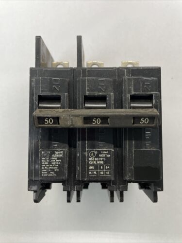 ITE / SIEMENS CIRCUIT BREAKER BQ3B050H 3 POLE 50 AMP 10K 240V 50A 