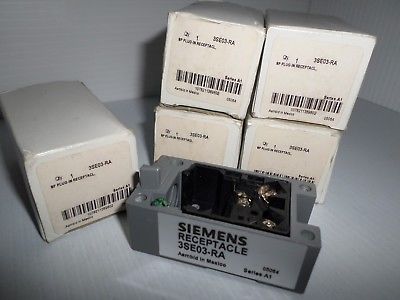 * LOT OF 5 NEW IN BOX* SIEMENS 3SE03-RA Limit Switch Plug-In Receptacle