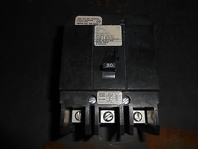 SIEMENS BQCH3B090 3/P 90 AMP 480/277 VOLT BREAKER