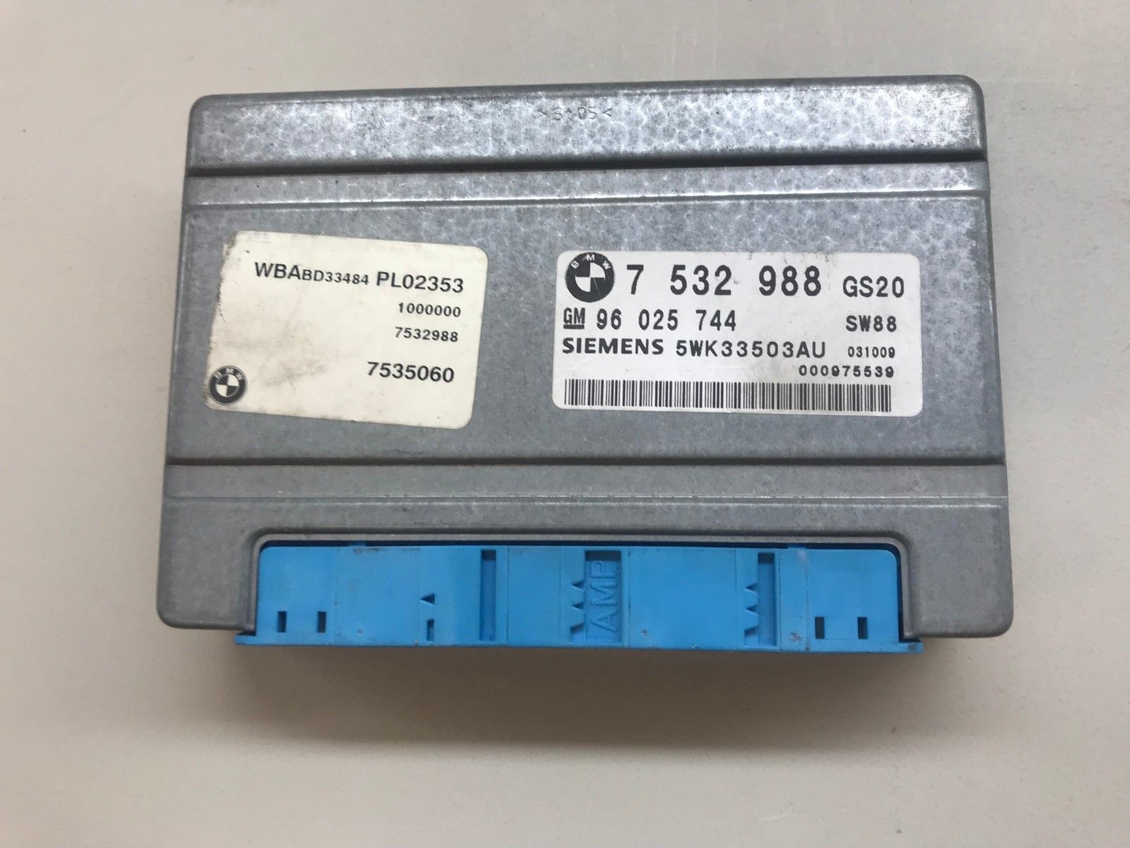2004 BMW E46 330Xi TCU TCM transmission computer 7532988 siemens 5WK33503AU