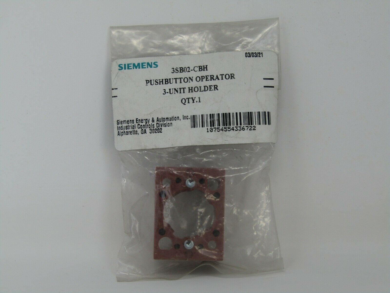 Siemens 3SB02CBH NSFP ** GENUINE ** 3SB02 CBH Furnas