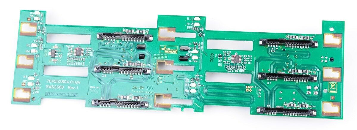 Fujitsu Siemens RX300 S5 S6 S7 S8 SAS Backplane 4x SAS/SATA - A3C40093251