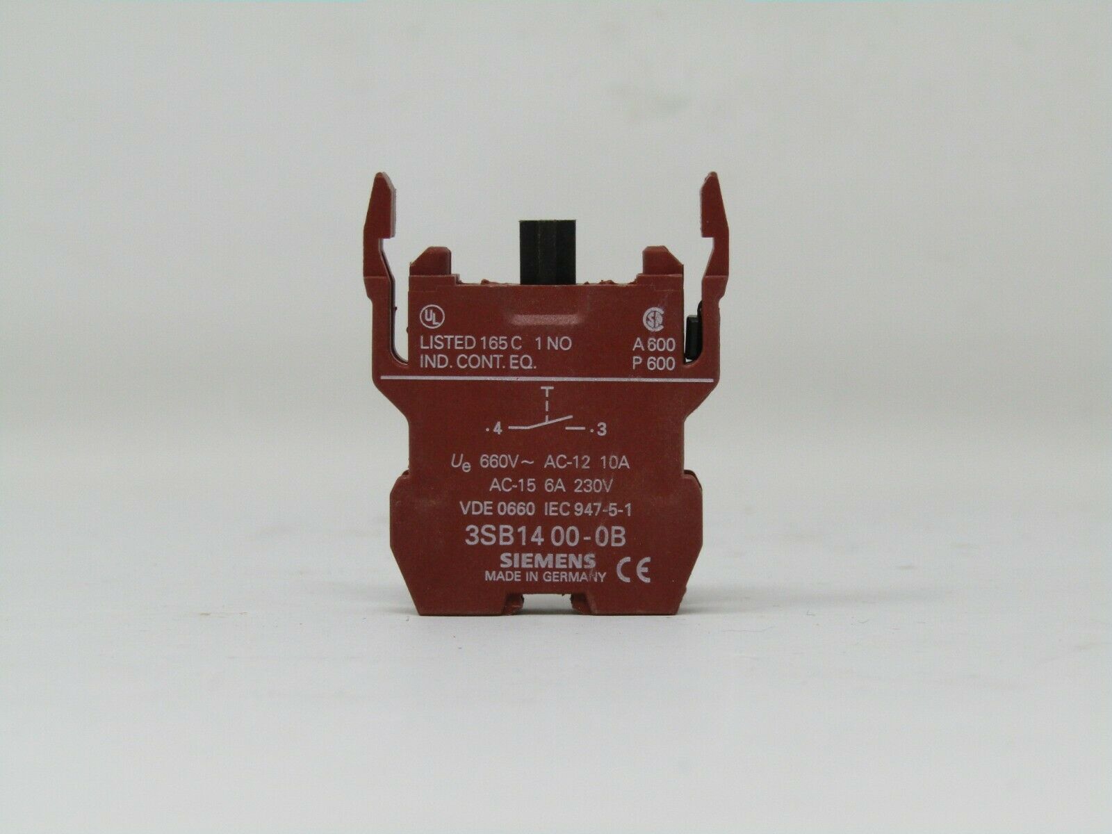 Siemens 35B1400-0B Contact Block NEW NO BOX FREE SHIPPING! 