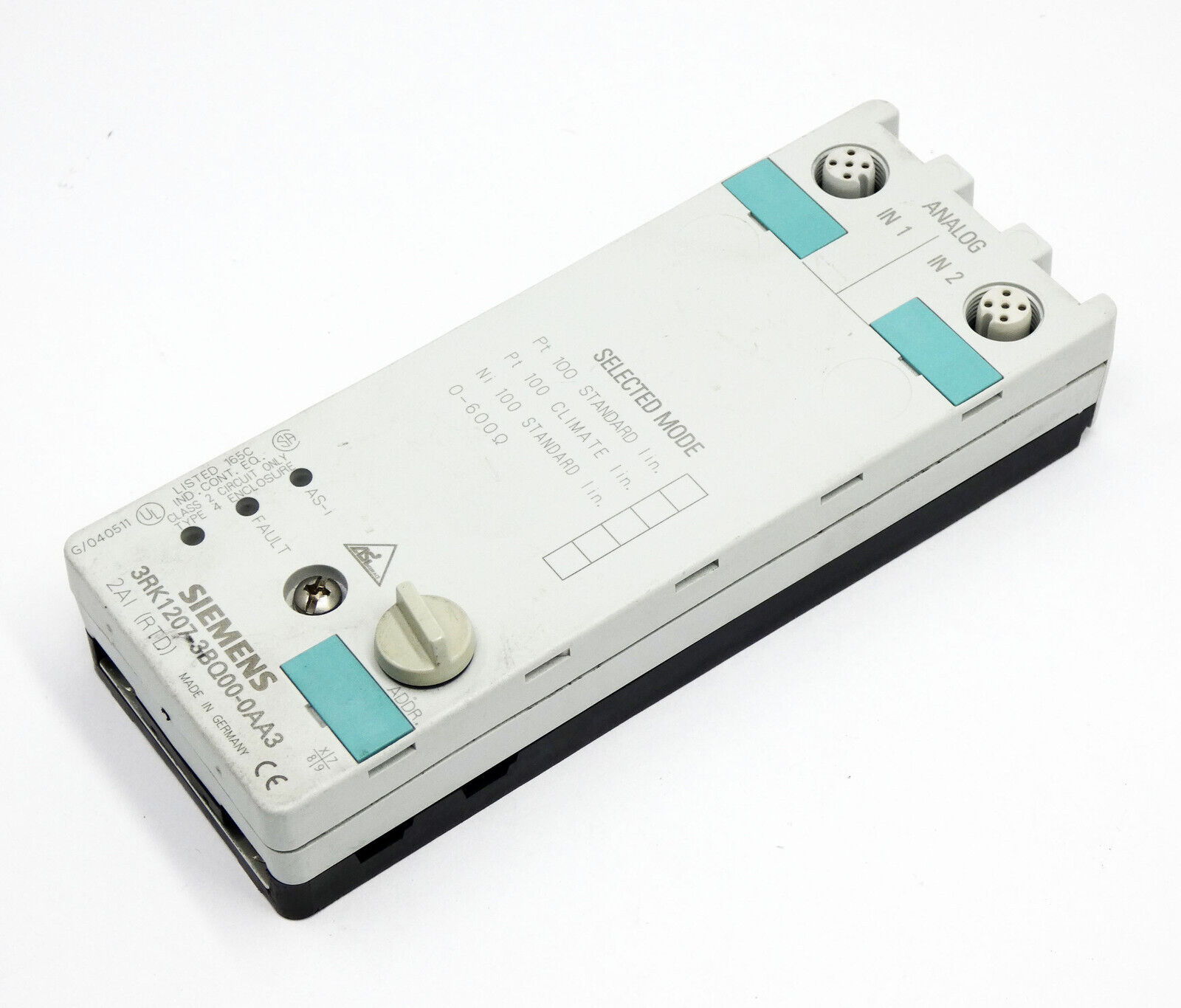 Siemens 3RK1207-3BQ00-0AA3 3RK1 207-3BQ00-0AA3 Ver. 6 AS-i   Base Modul -used-