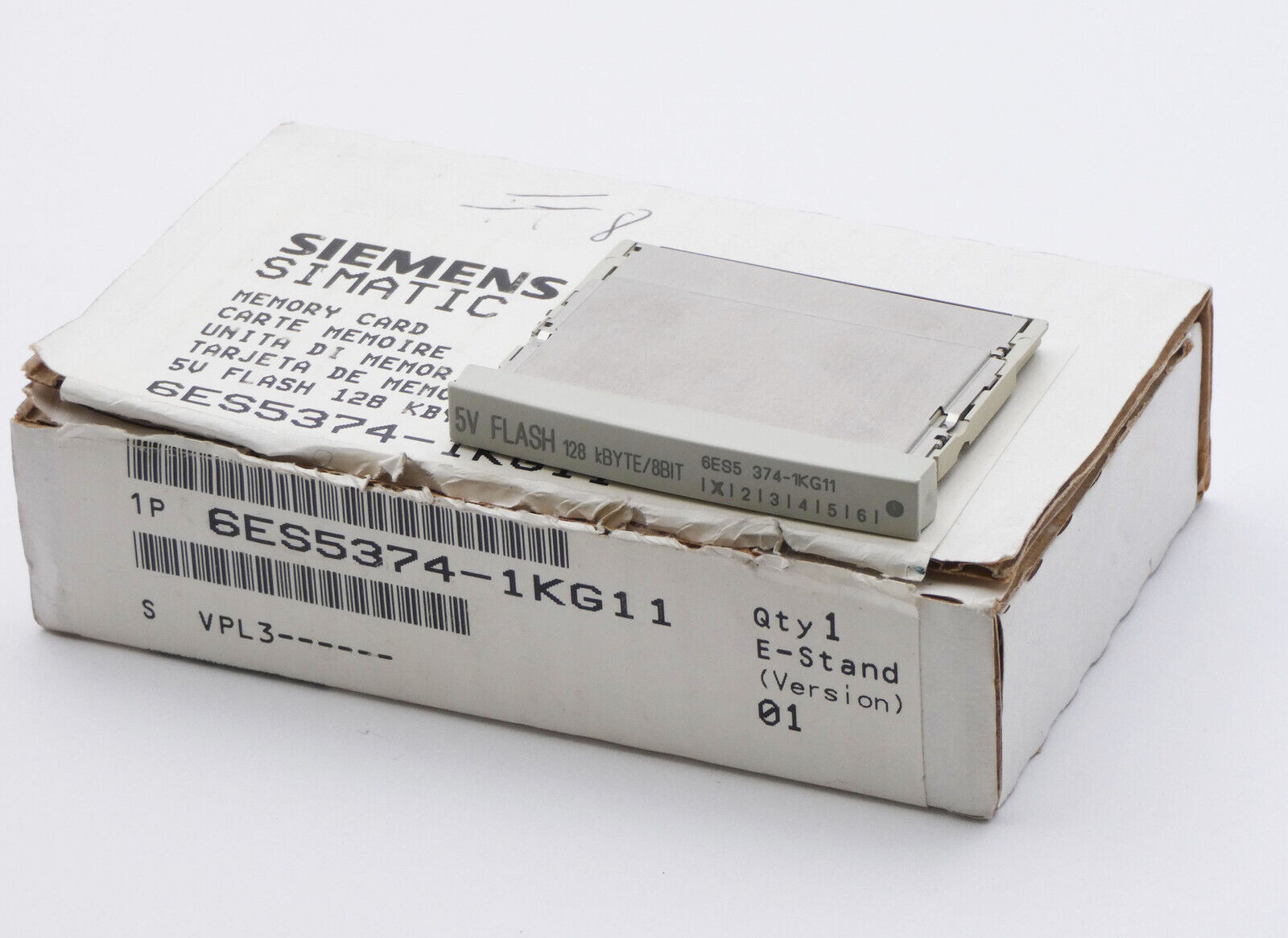 Siemens Simatic S5 6ES5 374-1KG11 6ES5374-1KG11 VER. 01 128KB MC -unused/OVP-