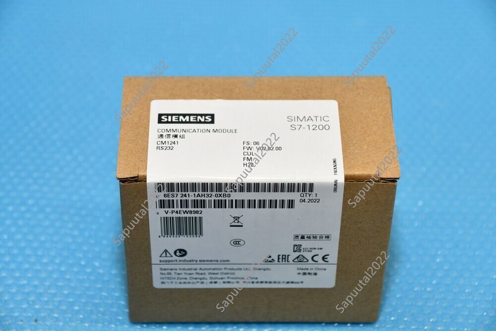 1件装西门子6ES7241-1AH32-0XB0 SIMATIC S7-1200 CPU通信模块现货-