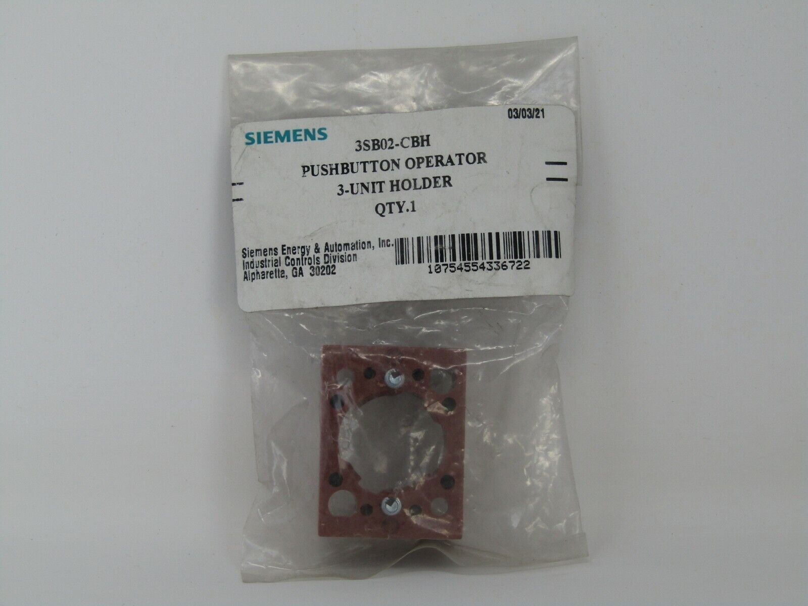Siemens 3SB02CBH NSFP ** GENUINE ** 3SB02 CBH Furnas